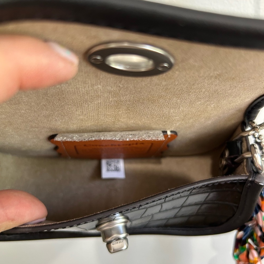 Coachtopia coach wavy dinky bag in croc - Picture 8 of 8